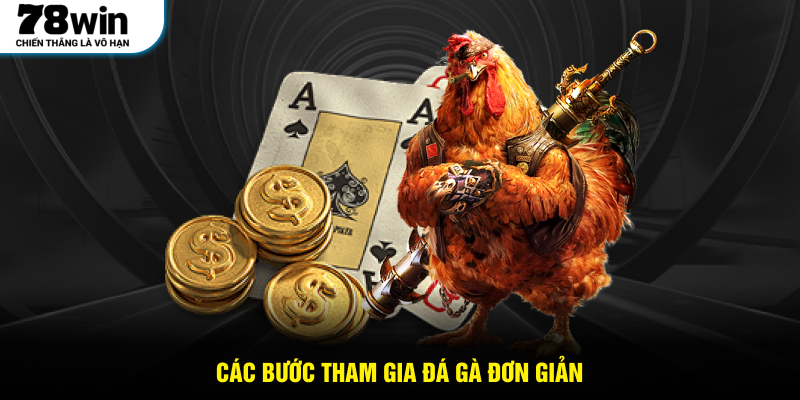 Các bước tham gia đá gà đơn giản